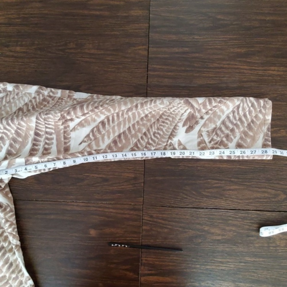 Lauren Ralph Lauren Petites Cotton Velvet Feather Print Skinny Jeans Size 10P - Picture 7 of 8